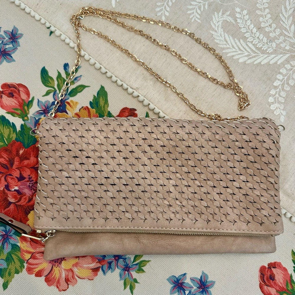Neela Woven Flap Clutch Urban expressions